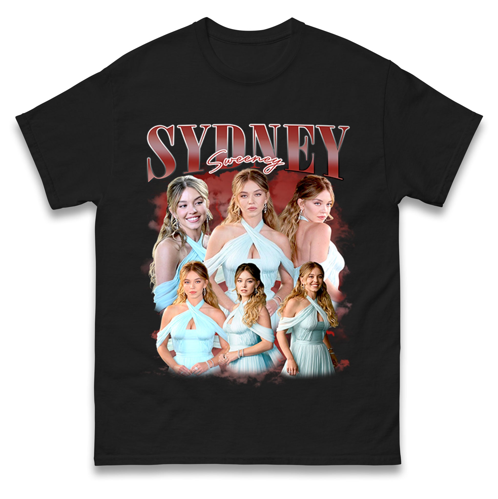 Sydney Sweeney Bootleg T Shirt Tshirt Mens Womens Unisex Tops Tees S
