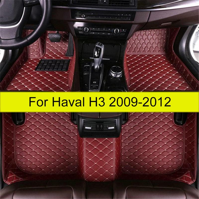 Car floor mats for Haval H3 2009 2010 2011 2012 Auto Foot Pads Automobile Carpet Cover interior accessories