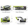 Construction excavator building blocks, crane cement truck puzzle toys, handmade DIY assembly set, children's birthday gifts