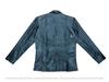 100% Leather Lambskin Handmade Black Stylish Blazer Business Causal Formal Men