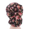 Women's Muslim Hijab Cancer Chemo Caps Flower Print Turban Cap Hair Loss Headscarf Elastic Cotton muslim Hijab Scarf Headwear