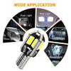 10pcs Bright Error-Free LED Bulbs for Car Interior, License Plate & Signal/Parking Lights