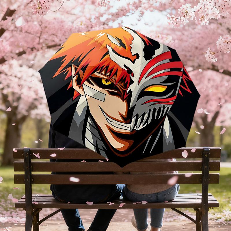 1PC Anime Character Umbrella-8-Rib Reinforced, Automatic Open, Lightweight & Durable, Cute Fashion Accessory for Outdoor-P2679
