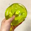 Green Fruit Apple Maltose Coconut Slow-Rebound Toy Transparent Coconut Stress Ball Toy Pink Blue Squeeze Toy Funny Anti-Stress