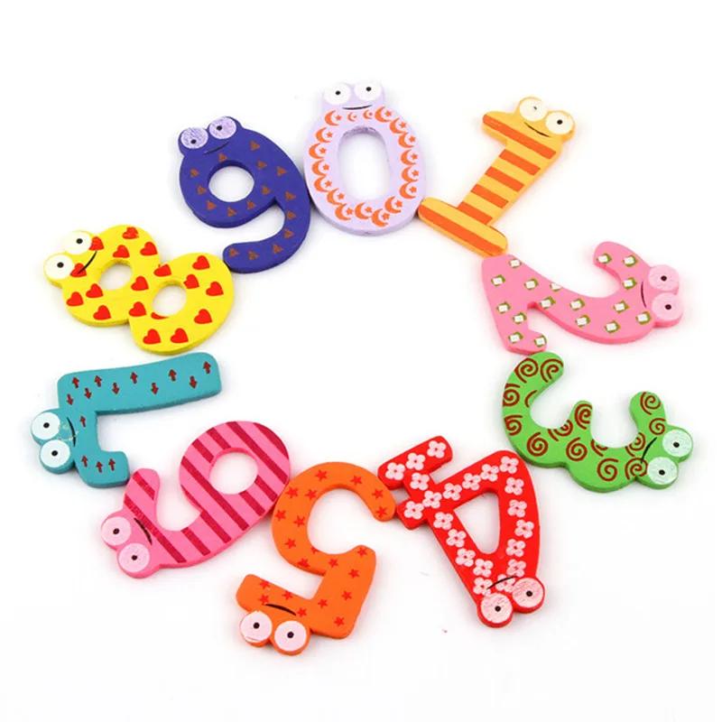 1Set Magnetic Learning Alphabet Letters Fridge Magnets Refrigerator Stickers Wooden Educational Kids Toys for Children