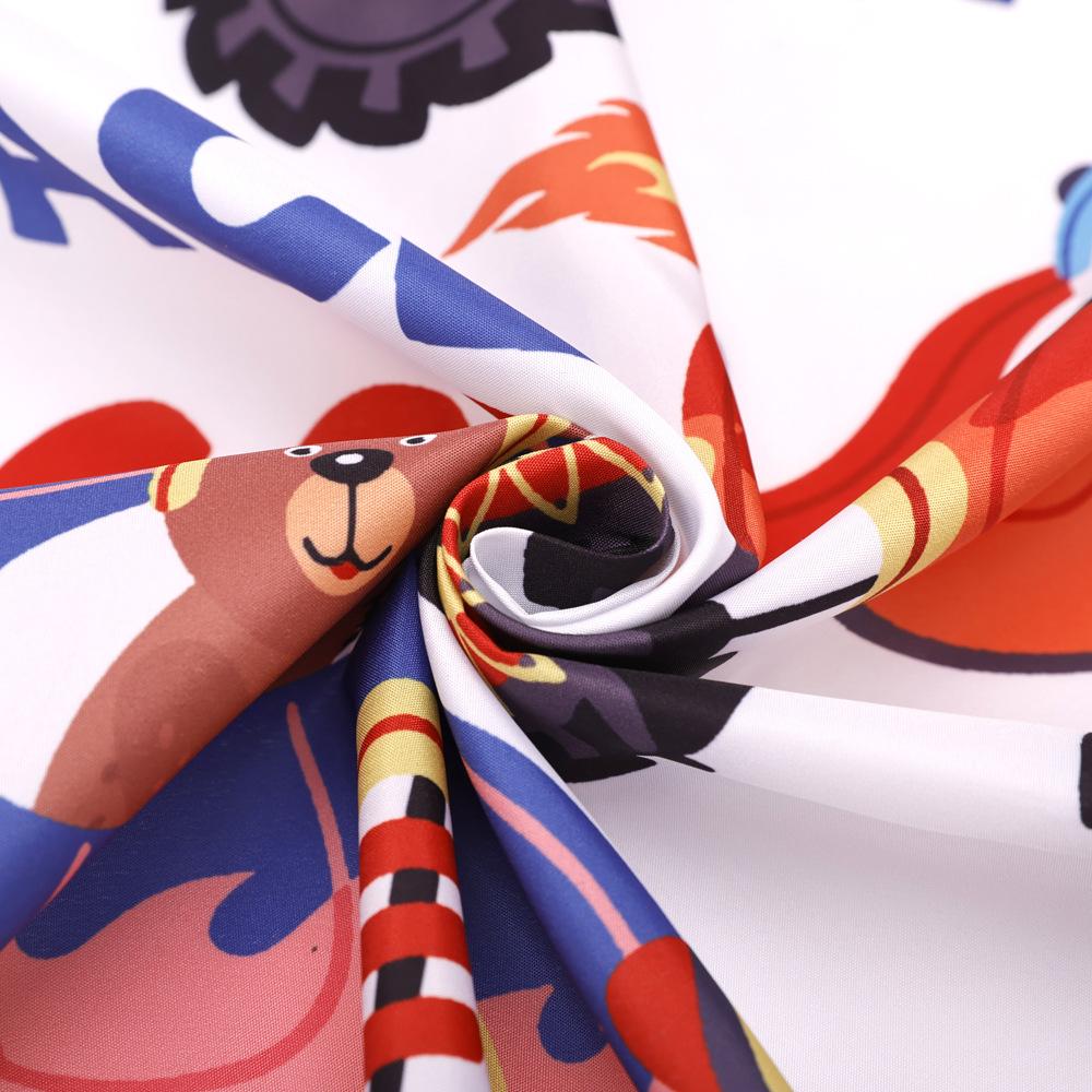 Polyester New Children's Haircut Small Dinosaur Wrap Baby Cartoon Shawl Cut Hair for Children Non-stick Hair Apron