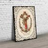 Vintage Sacred Heart of Jesus Art Prints Poster Abstract Religion Canvas Painting Retro Wall Picture Home Decoration No Frame