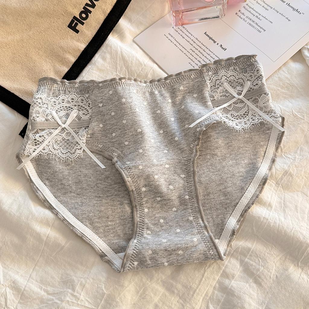 Women's New Summer Sweet Floral Cotton 10A Antibacterial Extended Comfortable Breathable Briefs