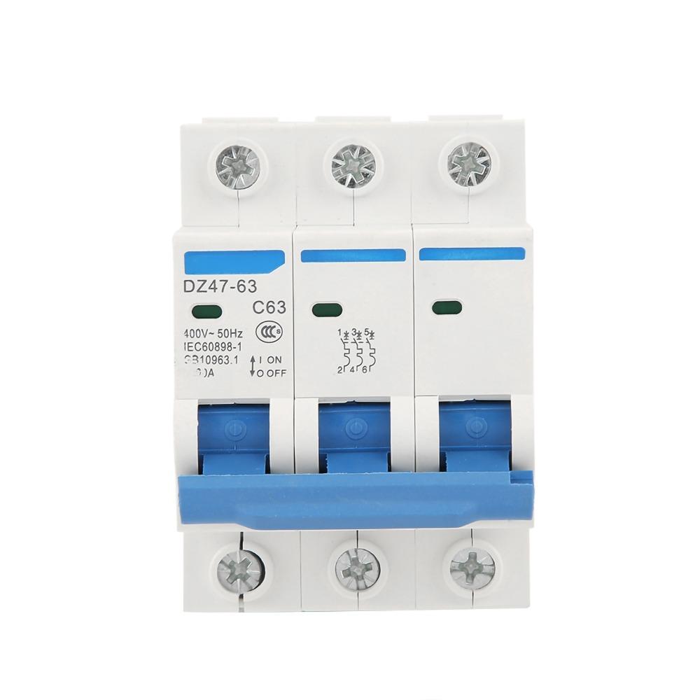63A Current Circuit Breaker DZ47-63 Miniature Circuit Breakers RCCB 63A RCCB  Electrical Systems