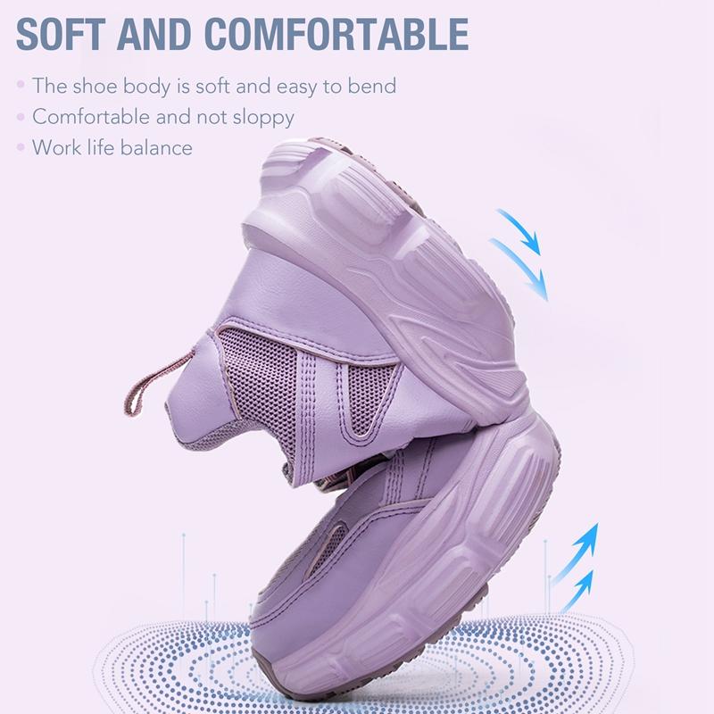Schutzschuhe für Damen, Arbeitsschuhe, modische Sicherheitsschuhe, Anti-Smash- und Anti-Pannen-Schuhe, unzerstörbare Schuhe, Arbeitsstiefel