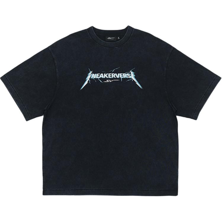 Anta Sv Series Letter Print Round Neck Versatile Short Sleeve T-Shirt Unisex Tops 172621107V-1 S