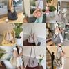 Trendy Street Style Corduroy Tote Bag For School Large Capacity Student Purse