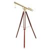 Custom Style Brass Telescope with Tripod,152.4 Cm  Style Nautical Telescope with Wooden Stand, Refractor Scope with Finder