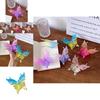 Delightful Plastic Butterfly Hair Claw Clip For Women With Exquisite Spring Design