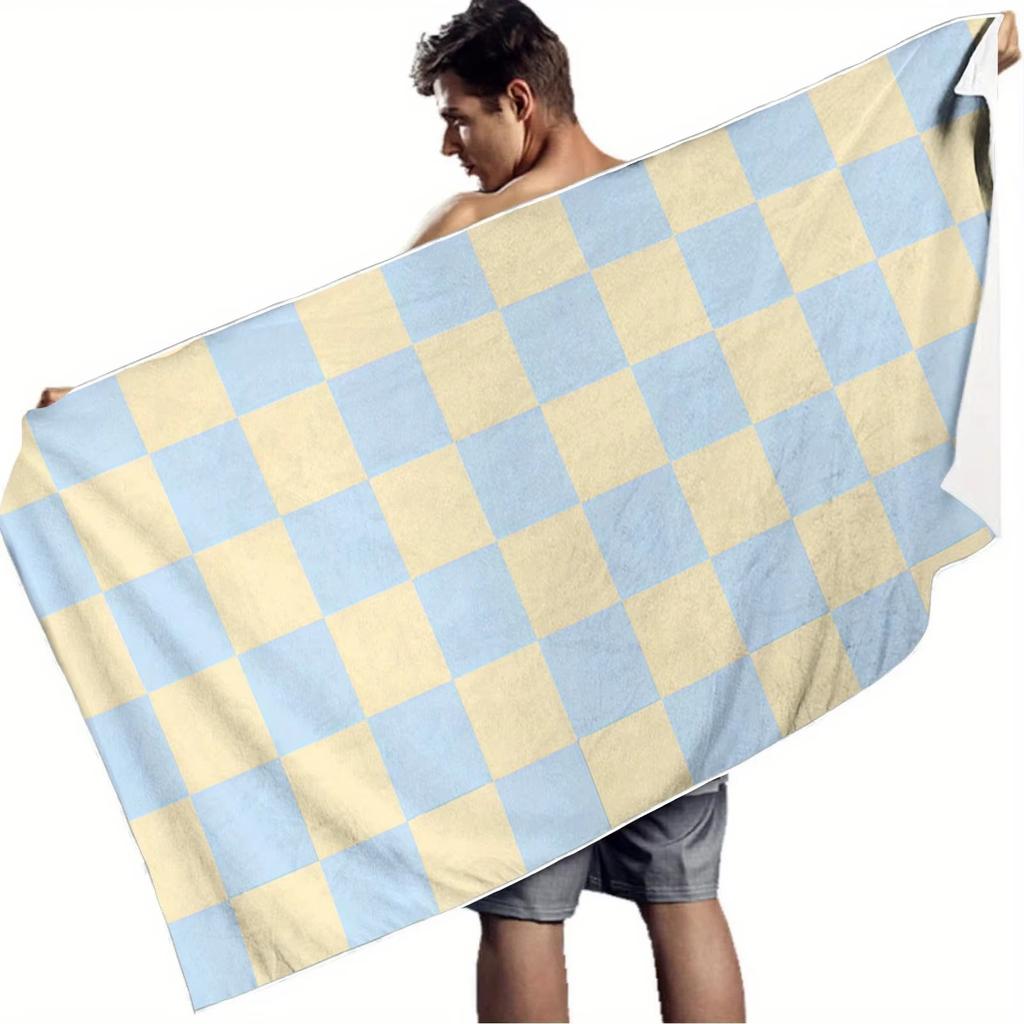 Classic movie musical rainbow beach towel-Soft ultra-fine fiber,fast drying,oversized,movie night-Retro rainbow print beachtowel