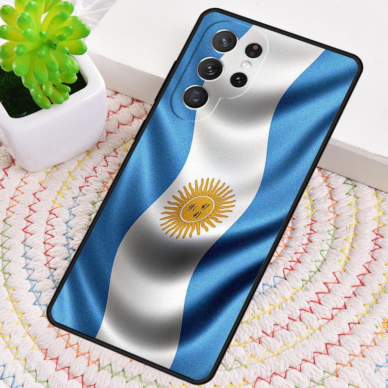 Argentine National Flag Phone Case for Samsung Galaxy note 10 pro S26 Ultra S23 S24 FE S25 S21 S22 PLUS shockproof Cove