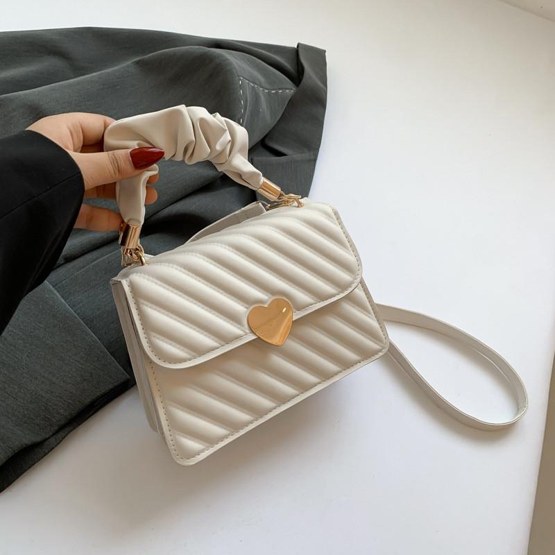Minimalist Pu Small Square Bag For Daily Use With Shoulder Strap