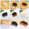 Seamless Fluffy Hair Clip Pad Hair Base Sponge Clip Bun Puff Hair Head Cushion  Women