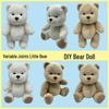 Adorable Online Celebrity Jointed Teddy Bear Plush Doll - Perfect Small Gift for Girls and Kids