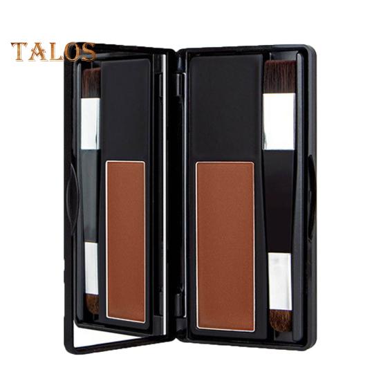 

8G Крем для волос с зеркальной кисточкой Водостойкая стойкая к поту пудра для подкрашивания корней волос для мужчин и женщин Мгновенное покрытие тонких волос Брови Борода Линия темно-коричневого