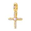 Copper Gold Plated Balloon Dog Elephan Bow Charms Beads Frog Crucifix Pendant Fit 3Mm Original Bracelet Diy Jewelry