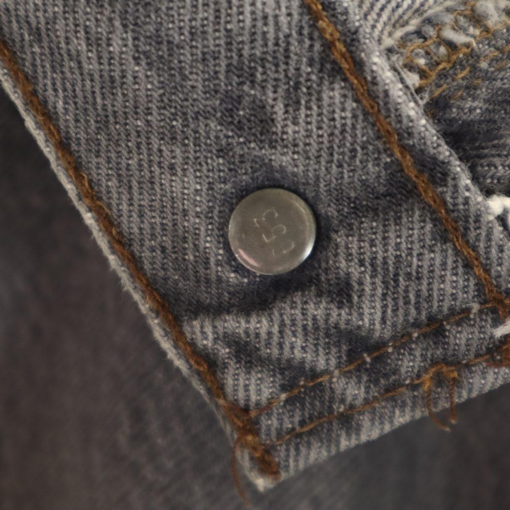 Levi's 80s 501-0658 Piece Dyed Black Vintage Color Denim Pants Men's Used