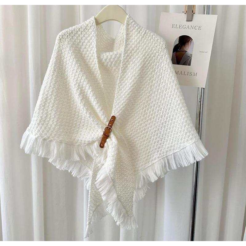Elegant Triangular Shawl Scarf For Women Spring Autumn Winter