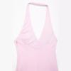 Summer Women's Halter Neck Short Dress - European and American Street Fashion