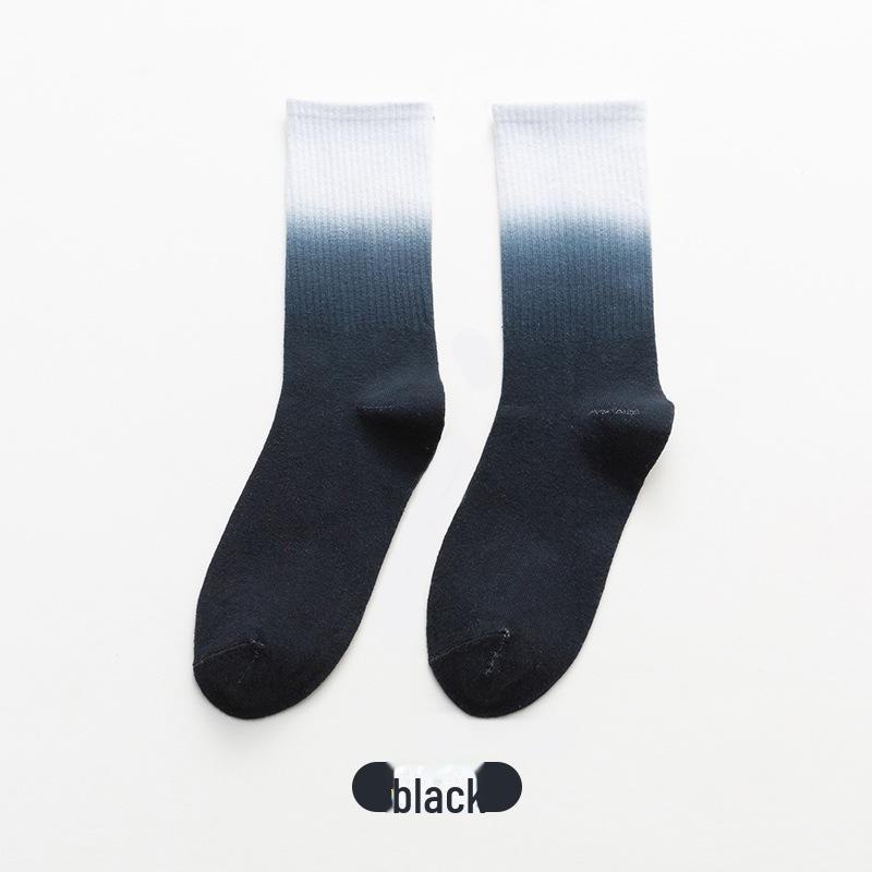 

Новые носки средней длины с градиентным принтом Tie-Dye: Идеально подходит для баскетбола, скейтбординга и хип-хопа как для мужчин, так и для женщин. One Size