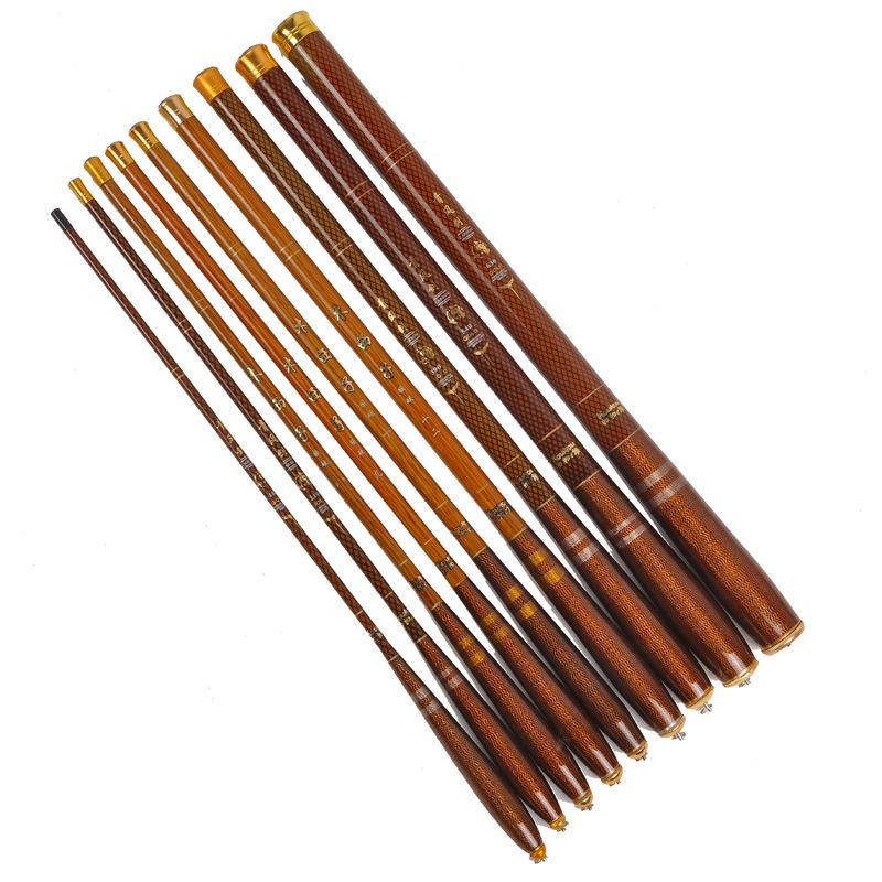 Pocket Super Short Section fishing Rod Carbon Super Light Super Short Section Hand Pole Stream Rod 46 Cm 1.8 Meters-6.3 Meters