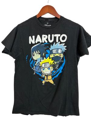 Naruto Shippuden Ripple Junction Men's M Black Chibi Anime Graphic T Shirt Unisex T-Shirt
