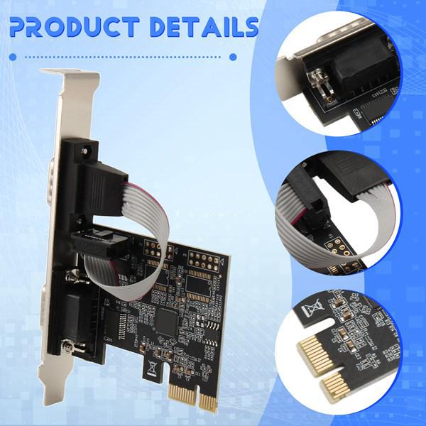 

1 PC AX99100 Chipset RS232 Serial Converter, Color: As Shown, Material: PC+Metal Other