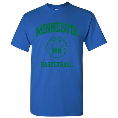Minnesota Classic Basketball Arch - Sport Team Pride Short Sleeve T-Shirt