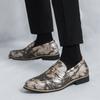 Retro Casual Business Shoes Man Original Slip-on Men's Dress Shoes Fashion Design Leather Loafers For Men mocassins masculino