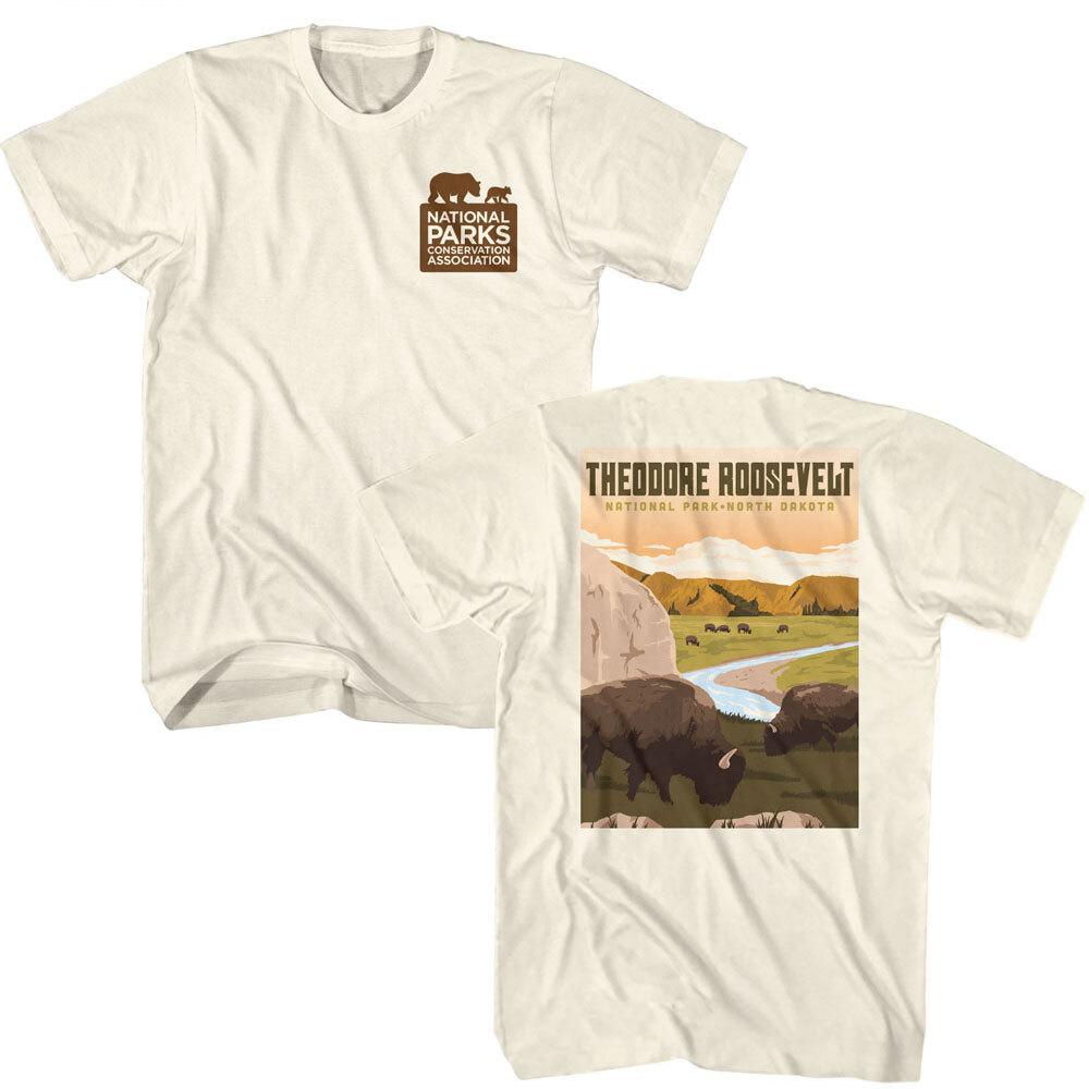 United States Theodore Roosevelt North Dakota National Park Men T Shirt XL