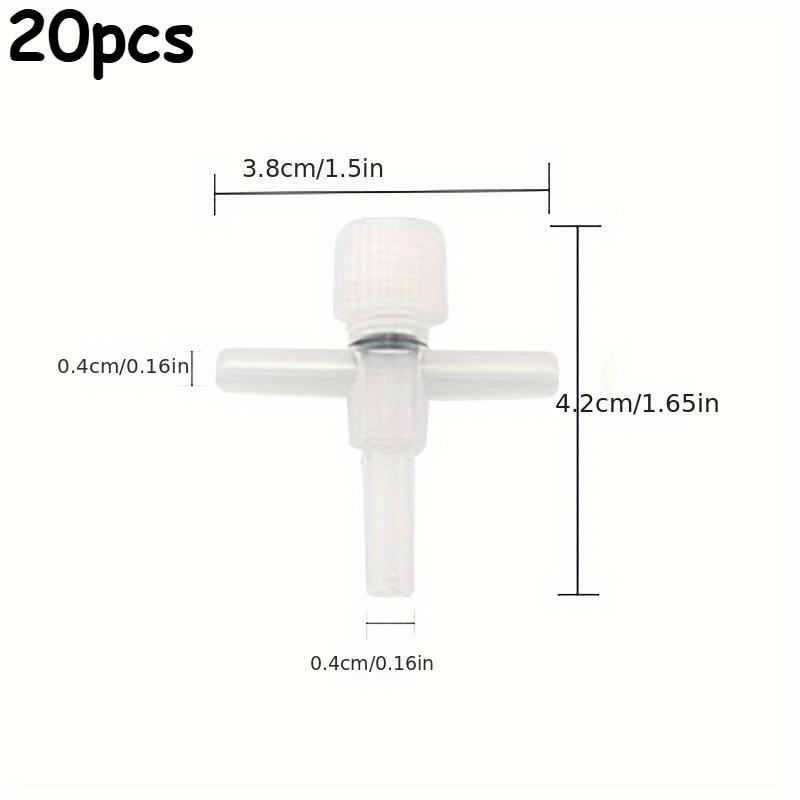 

20pcs Aquarium Accessories, Aquarium Oxygen Pump Control Valve with Automatic Water Refill & Flow Regulation, Hose Connector
