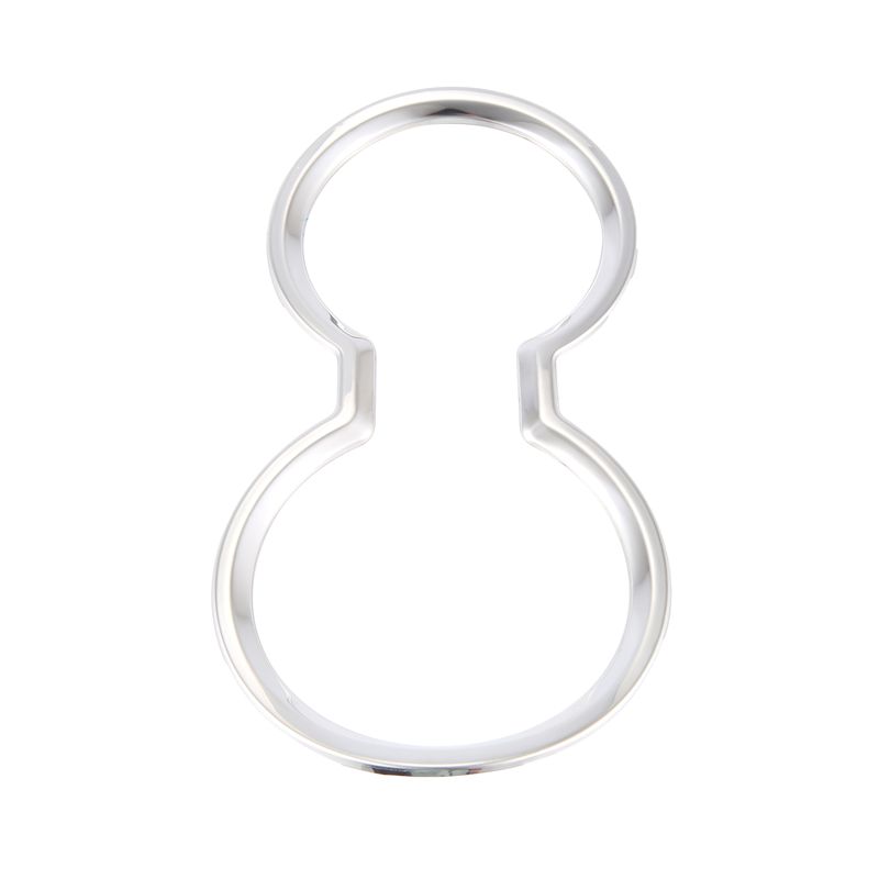 AA92-For Creta Ix25 2015- Car Chrome Front Water Cup Holder Decoration Frame Cover Trim Accessories
