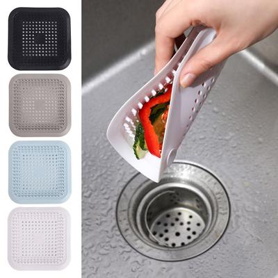 Silicone Floor Drain Cover Anti-blocking Water Stoppers Practical Sink Hair Filter Bathroom