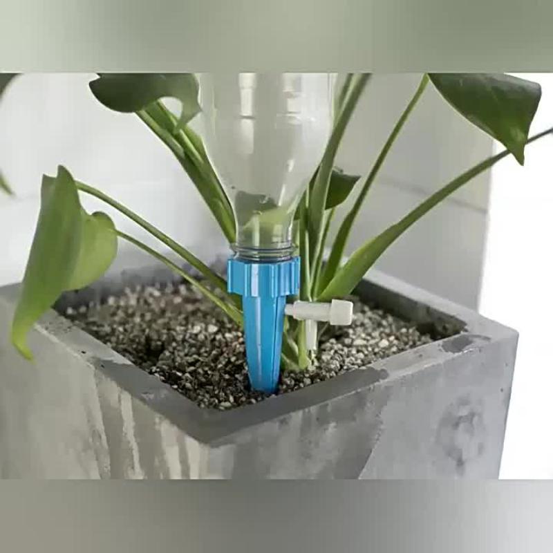 Automatic Drip Irrigation Watering Spike 10/20Pcs Adjustable Fits Common Bottles for Garden Potted Plant Watering