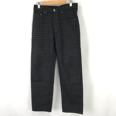 Paul Smith JEANS Black Check Pants [W29/Men’s S/Inseam 75cm/Black] Bottoms Pants Trousers(USED)