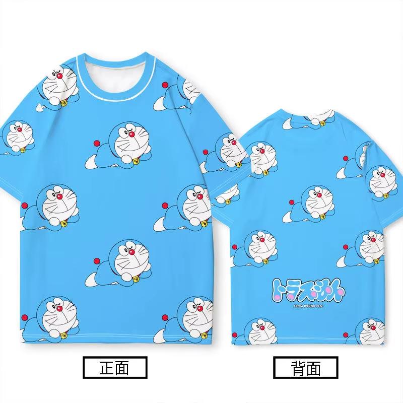 2026 Neues Sommer Doraemon Glückliches Lächeln T-Shirt Eltern-Kind Passendes Oberteil Perfektes Geschenk für Doraemon Fans