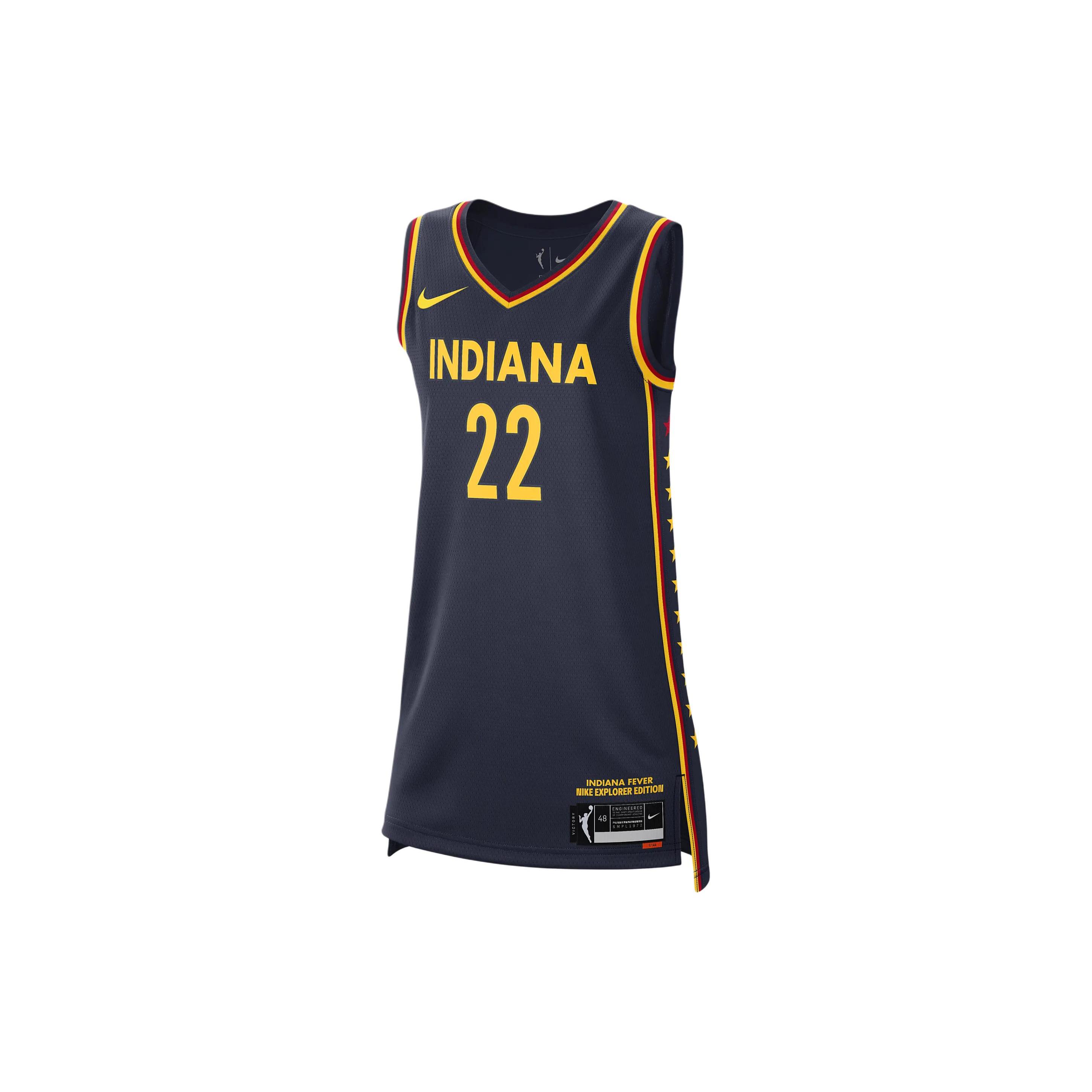 

Nike Caitlin Clark Indiana Fever Explorer Edition Nike Dri-FIT Wnba Victory Jersey DJ4568-422 L