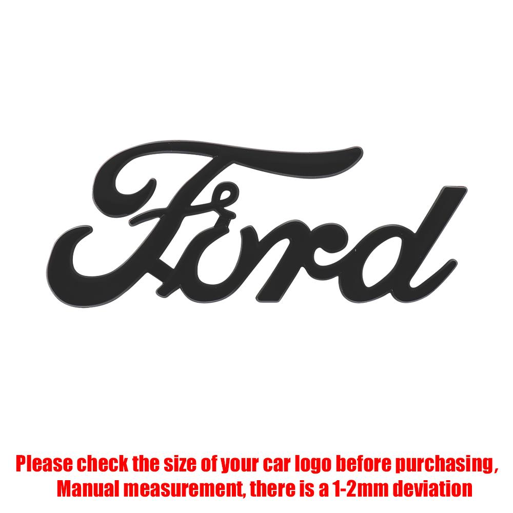 

Auto Styling Accessories ABS Car Tailgate Trunk Decal Ford Badge Rear Sticker For Ford Fiesta Mondeo Fusion Explorer Escape Edge For Ford матовый черный