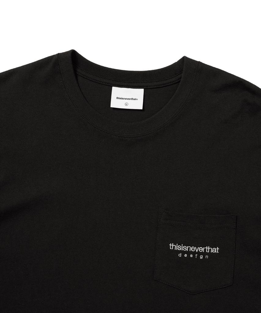 THISISNEVERTHAT L-Logo Pocket L/S Tee Black