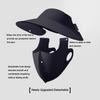 Unisex Eye Protection Cycling Face Mask Full Face 3D Breathable Ice Silk Face Mask Anti-UV Dustproof Sun Protection Mask Summer
