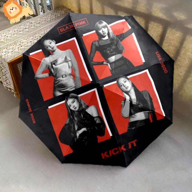 Vibrant Pink Elegance Folding Umbrella Umbrella Travel Sun Umbrella Gift Umbrella