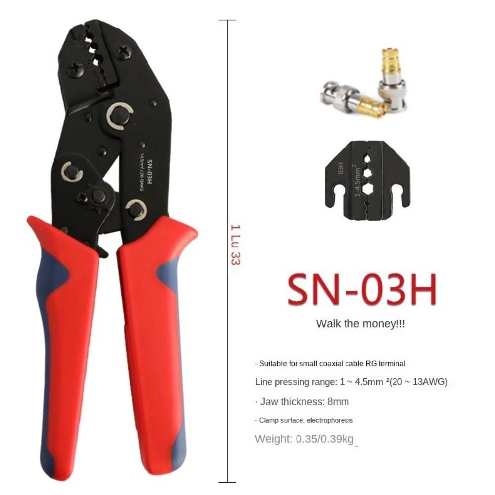 SN Multifunctional Crimping Pliers Waterproof Ratcheting Crimping Tool Wire Crimper Clamp Wrench