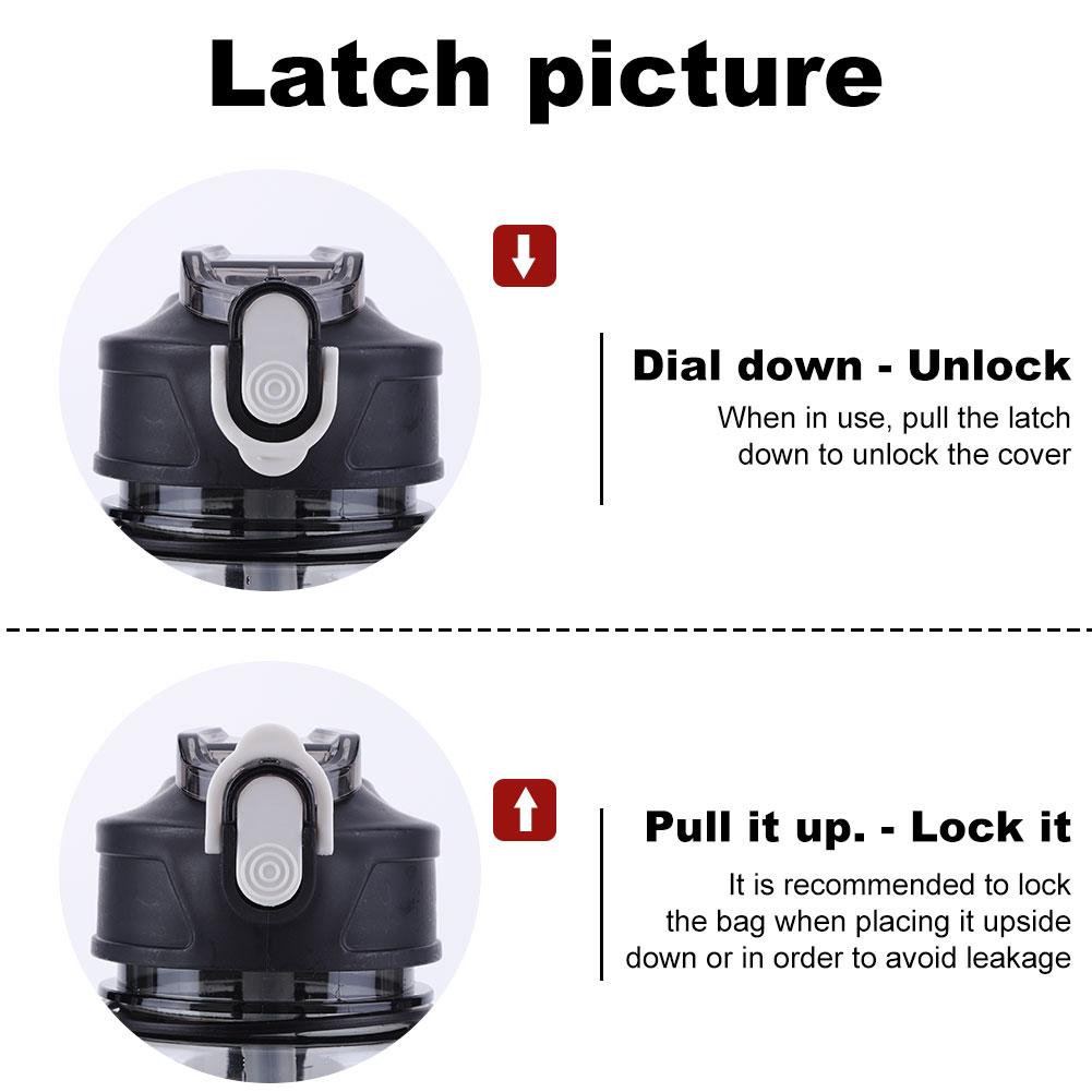 900ml Portable Drinking Cup with Straw Handle Outdoor Travel Bottle Leakproof Motivational Gym Running Drinking Bottle