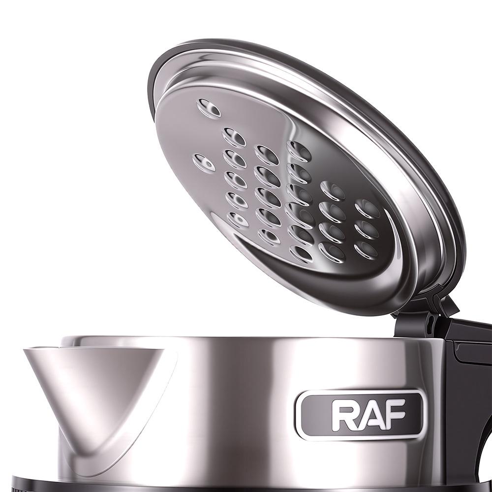 RAF Stainless Steel Electric Kettle - European Standard, Integrated Design with Heat and Health Preservation Features