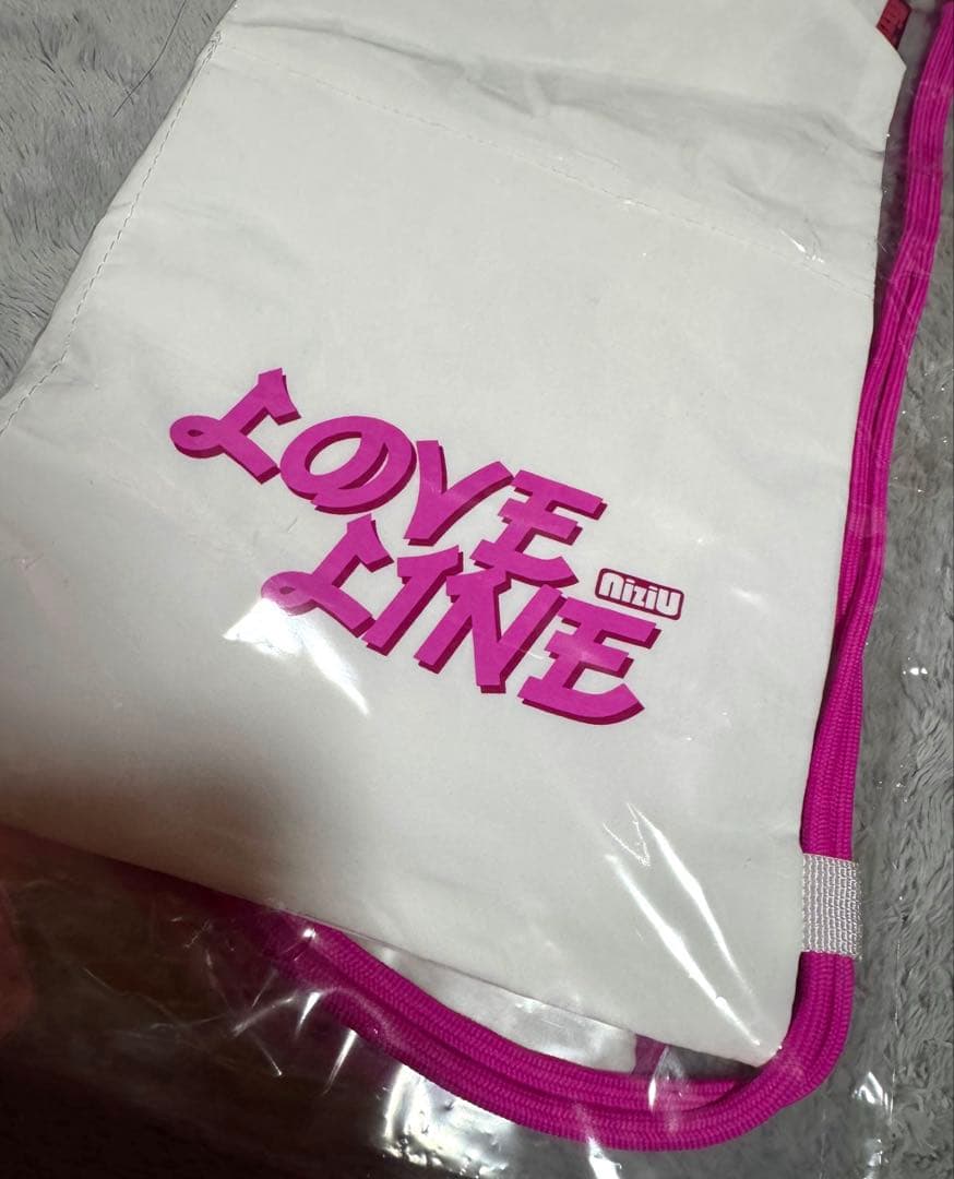 [USED] NiziU Pop-up String Bag Backpack (Korea Exclusive)